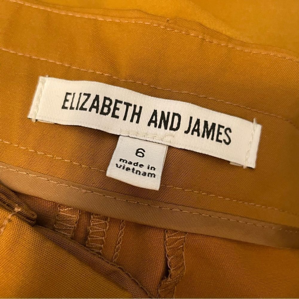 Elizabeth & James High Waisted Pleated Ankle Pants Size 6 - Picture 9 of 9